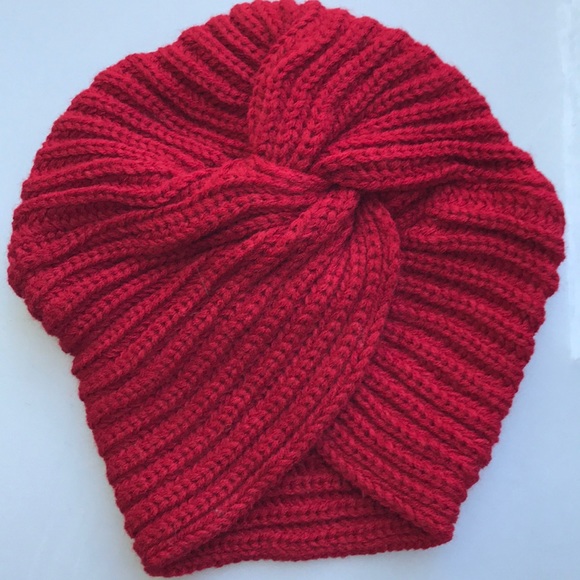 New! Wool Blend Turban Hat - Picture 2 of 8